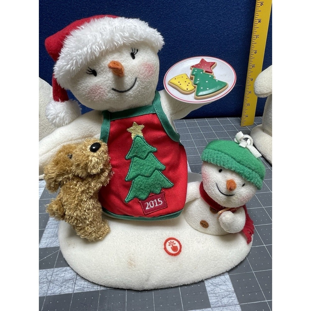 Hallmark Jingle Pals 2015 Time For Cookies Snowman Dog Musical Motion Works